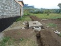 SEPTIC TRENCH BEFORE COMPLETED