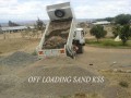 loading sand